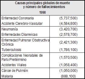  Causas principales de muerte 1993-2013