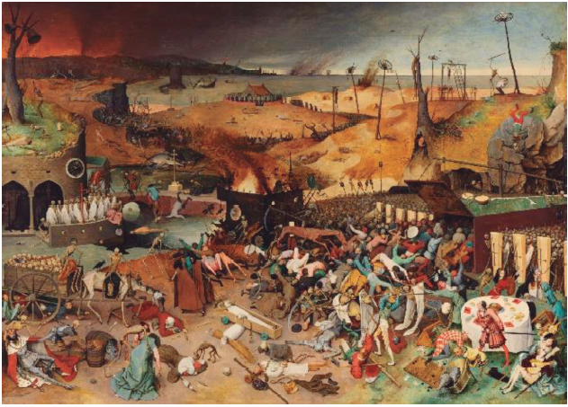 Figura 2. El Triunfo de la muerte. Es una de las obras más conocidas del pintor flamenco Peter Brueghel