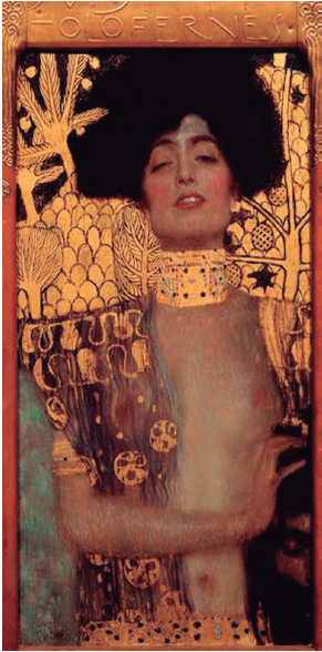 Figura 7. Judith (por el pintor austríaco Gustav Klimt)
