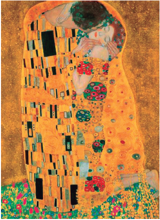 Figura 8. El Beso, del pintor austriaco Gustav Klimt.