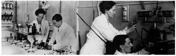 Figura 11. La física y radioquímica Irene Joliot-Curie, hija mayor de Pierre y Marie Curie