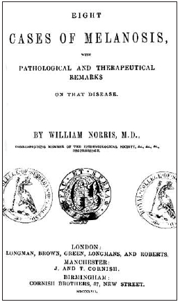 Figura 2. Portada del libro “Norris W. Eight cases of