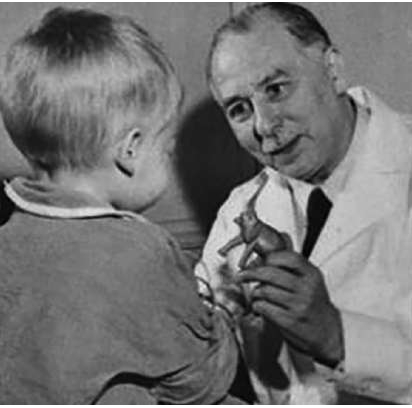 Figura 2. Sindey Ferber con un paciente. Obtenido de