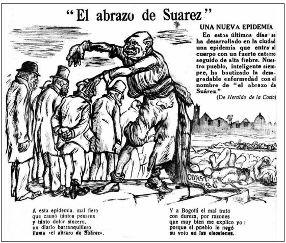 Figura 1. Bogotá Cómico. Noviembre 9 de 1918. Año II. Serie VII: s.n.