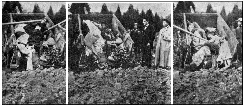 Figura 11. “La carreta macabra”. El gráfico. Noviembre 2 de 1918. Año IX. Serie XLV. No. 441: 325.