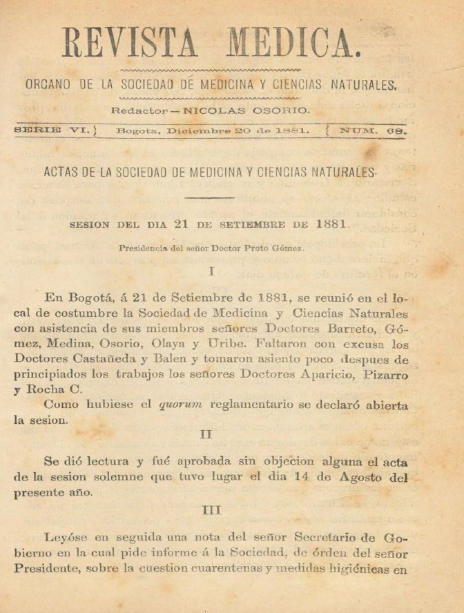 					Ver Vol. 6 Núm. 68 (1881): Revista Médica. Serie 6. Diciembre de 1881. Núm. 68
				