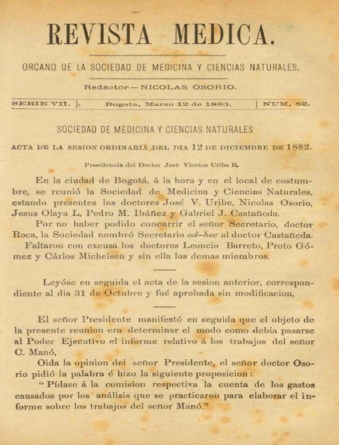 					Ver Vol. 7 Núm. 82 (1883): Revista Médica. Serie 7. Marzode 1883. Núm. 82
				