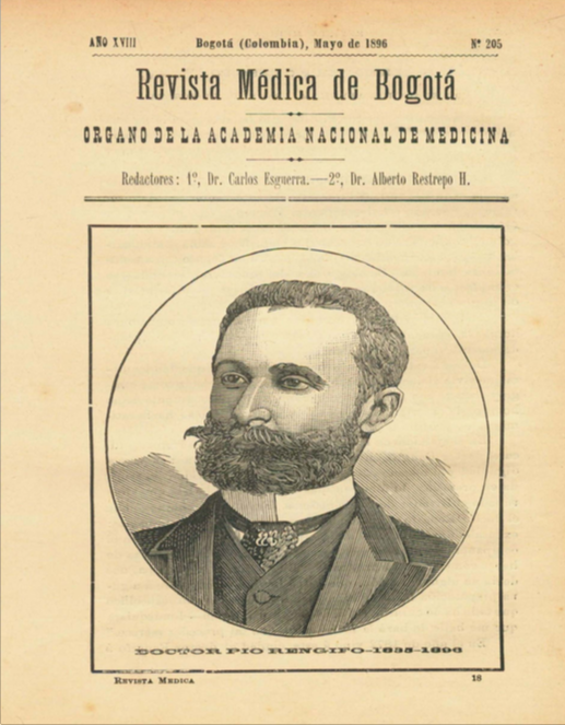 					Ver Vol. 18 Núm. 205 (1896): Revista Médica de Bogotá. Serie 18. Mayo de 1896. Núm. 205
				