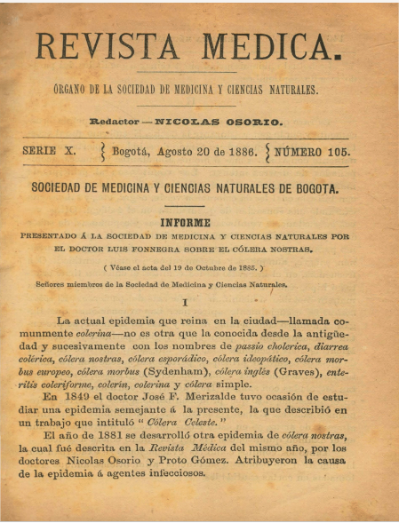 					Ver Vol. 10 Núm. 105 (1886): Revista Médica. Serie 10. Agosto de 1886. Núm. 105
				