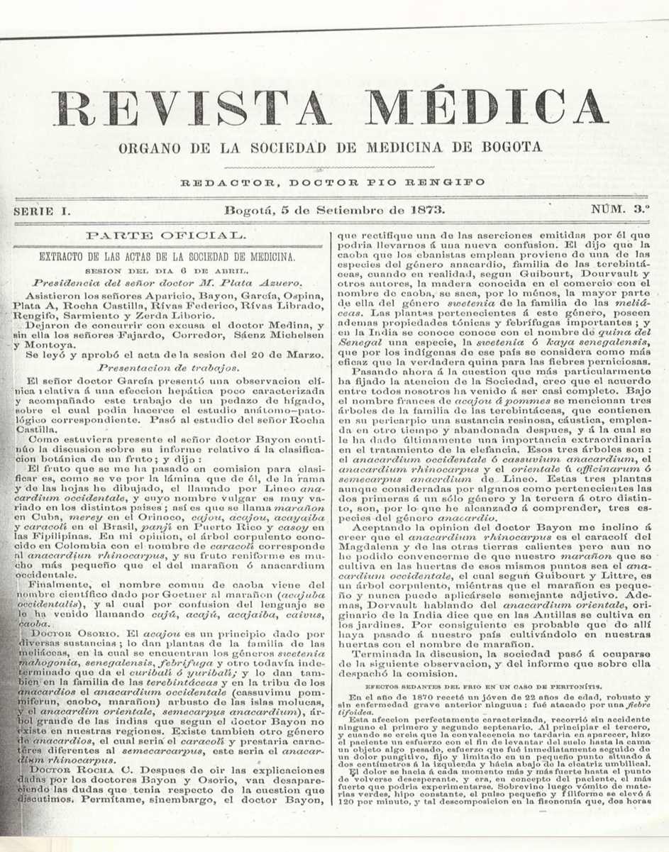 					Ver Vol. 1 Núm. 3 (1873): Revista Médica. Serie 1. Setiembre de 1873. Núm. 3
				