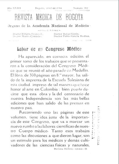 					Ver Vol. 32 Núm. 382 (1914): REVISTA_MEDICA_BOGOTA_1914_SERIE32_N382
				